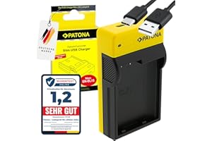 PATONA Slim USB-C Caricatore per EN-EL15 EN-EL15B EN-EL15C Batteria, Caricabatterie Compatibile con Nikon 1 V1 ZF Z8 Z7 Z6 II III Z5 D7000 D7500 D600 D800 D850