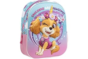 CERDÁ LIFE'S LITTLE MOMENTS Mochila Infantil Patrulla Canina Skye Unicornio con Diseño 3D y Colores Pastel - Mochila Escolar para Niñas Fans de Paw Patrol Ideal para Guardería y Viajes