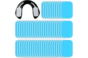 Frogetu 60pcs EMS Gel Pad, Gel Pad pour Hip Muscle,Feuille Gel de Rechange de Formateur EMS,Électrodes Remplacement de Gel Feuille pour Electrostimulateur Musculaire Appareil ABS