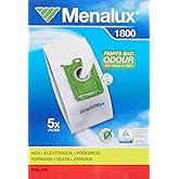 Menalux 1800, 5 Staubbeutel, Duraflow fresh mit Anti-Odour, Passend u.a. f&uuml;r s-bag, UltraSilencer, ClassicSilence, ASP 71, AP