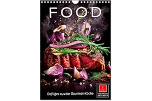 ‎CALVENDO Food - Deftiges aus der Gourmetküche (Wandkalender 2024 DIN A4 hoch), CALVENDO Monatskalender