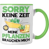 Trendation Tasse „Nur Noch Eine Pflanze Versprochen“ – Geschenk Für Gärtner & Gartenliebhaber, Grün, Spülmaschinenfest