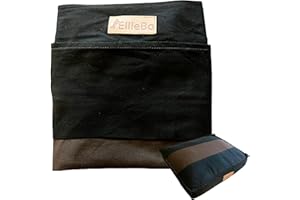 Ellie-Bo Ersatzbezug gestreift für Hundebett, 87 x 57 cm, Gr. L, Schwarz/Braun