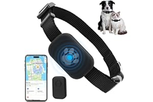 PYOCRD Cat Tracker Collar, Cat Tracker GPS Collar For Small Cats, Dog Tracker with No Monthly Fees, Cat Collar Tracker for Apple Find My, Global Positioning (iOS Only)