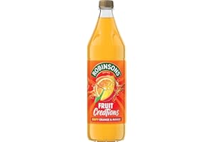 Robinsons Fruit Creations, Real Fruit Squash, Low Calorie, Zesty Orange and Mango, 1 Litre Bottle