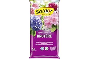 Algoflash Terre Dite de Bruyère, UAB, Prête à l'emploi, Fabriquée en France, 6 L, TB6