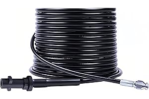 Stone Banks 6m Déboucheur de canalisations pour Kärcher Nettoyeur Haute Pression, Sonde de débouchage pour Kärcher K2 K3 K4 K5 K7 Series, 220Bar Noir