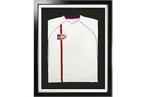 Vivarti DIY bebé estándar Deportes Pantalla Marco 40x50cm - Marco Negro, Marco Interior Blanco, Tarjeta de Respaldo Negro