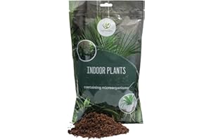 Hortulani Engrais Microbiologique Pour Plantes d'Intérieur - Avec de Puissants Micro-Organismes pour les Jardins Fleuris - Transformez Votre Sol, Cultivez le Succès! (500g pour 5kg de terre)