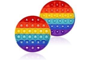 Yeefunjoy Pop Fidget, sensoryczna zabawka Push Bubble, sensoryczna zabawka do wyciskania, zabawki edukacyjne dla dzieci i dorosłych