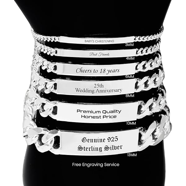 YESTIME Personalized Engraved Silicone Bracelet For Men - Custom Name ID Couples Gift For Boyfriend, Dad, Valentine's Day