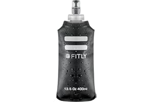 FITLY Soft Flask pour Sac d'Hydratation - Idéal pour Le Running, vélo, randonnée - Gourde Souple