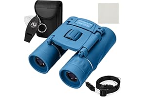 Ryaco Fernglas für Anfänger, 8x21 Starke Vergrößerung Klein Stoßfestes, HD Feldstecher für Anfänger und Amateure Jahre Ostergeschenk Vogelbeobachtung, Sightseeing, Camping,Blau