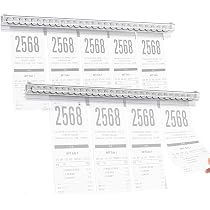 Wjelet Bonleiste Gastronomie – Selbstklebend, 30 Cm, Aluminiumlegierung, Inkl. 14 Cm Zettelspießer, Für Küche, Bar, Büro, Hotel