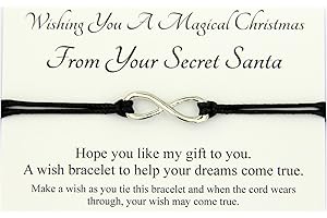 Lucor Secret Santa Merry Christmas Wish Bracelet, Stocking Fillers, Magical Gift from Santa