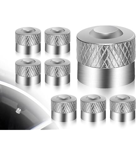 Tappi Valvole Auto In Alluminio - 12 Pezzi Nero | Antipolvere E Antigraffio | Per Auto, SUV E Camion - Foto 2