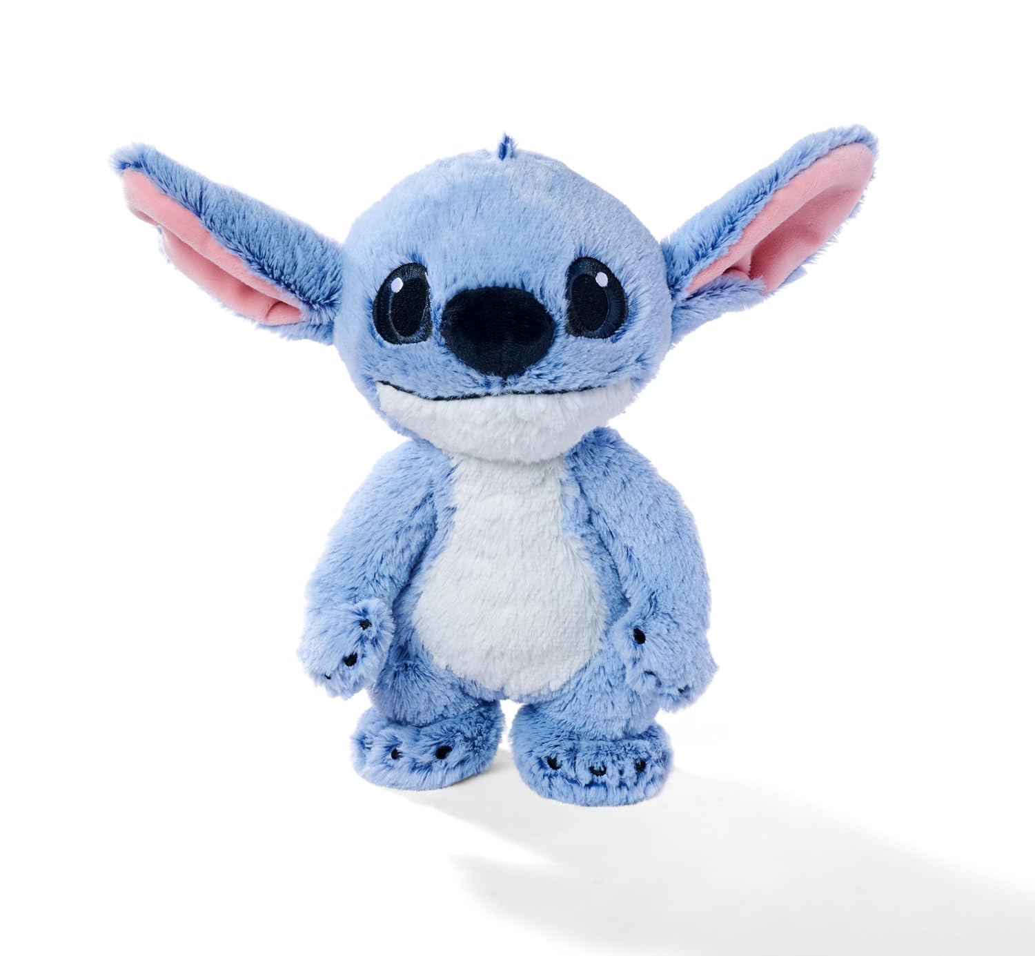 Disney Stitch Live Action Pluche - knuffel zacht 25cm - waarheidsgetrouw - staand - baby en kinderen vanaf 0 maanden