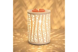 PALANCHY Wax Melt Burner Glass Oil Burner Electric Wax Melt Warmer Candle Warmer Burners Melter Fragrance Warmers for Home Office Bedroom Aromatherapy Gift& Decor (Starry Night)