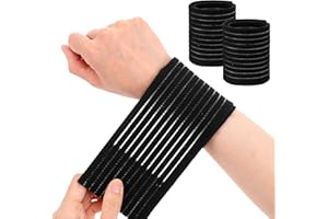 Ouligay 2 vendajes elásticos para la muñeca, muñequera deportiva, vendaje de muñeca, transpirable, cierre de kettverschluss, muñequera para gimnasio, tenis, entrenamiento fuerza, hombres y mujeres