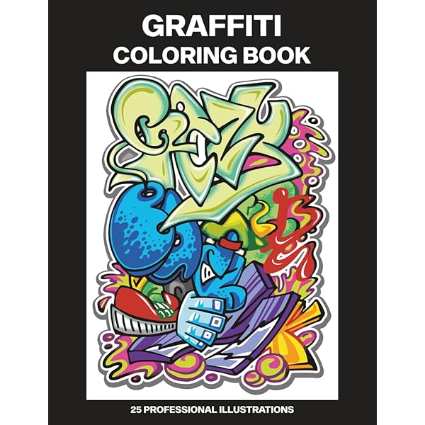 Graffiti Coloring Book : Uzi: Amazon.co.uk: Books