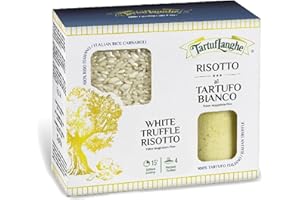 Tartuflanghe - Risotto al Tartufo Bianco - 250 g di Riso Carnaroli e 60 g di Condimento al Tartufo