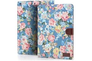 iPad Mini3 Case, iPad Mini 2 Cover,iPad Mini Case, Deenor [Free Screen Protector & Stylus] Retro Flowers Design Folio Case PU Leather Cover Stand Case for Apple iPad Mini 1 (2012)/iPad Mini 2 (2013)/ iPad Mini 3 (2014).(Blue Flowers )