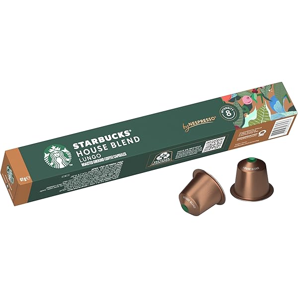 Starbucks House Blend Lungo Medium Roast Coffee Capsule by