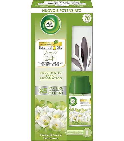 Air Wick Deodorante Ambiente Spray - Pure Rugiada Primavera 250 Ml - Elimina Gli Odori E Profuma La Casa