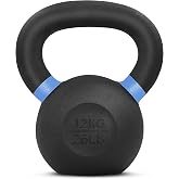 Yes4All 4-32kg Powder Coated Kettlebells Cast Iron, Kettlebell Weight Sets for Home Gym Fitness & Weight Training