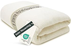 ‎ZOLLNER ZOLLNER Kuscheldecke flauschig in 150x200 cm - super kuschelige und warme Sofadecke - waschbar bis 95°C - atmungsaktive Mikrofaser in Creme - Hotelwäschequalität - Oeko Tex® Zertifiziert