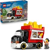 LEGO City Patates Kızartması Kamyonu 60488 &ndash; 5 Yaş ve &Uuml;zeri &Ccedil;ocuklar i&ccedil;in Satıcı ve M&uuml;şteri Minifig&uuml;r&uuml; ile Yemek Aksesuarları