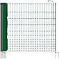 VOSS.farming 25 m Hundezaun, Katzenzaun, Hühnerzaun, Geflügelzaun, Geflügelnetz, 112 cm, 9 Pfähle, 2 Spitzen, grün…