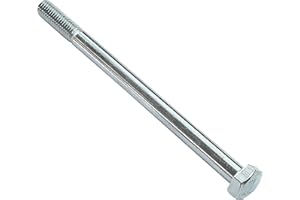 AERZETIX - C47518 - Lot de 20 pièce - Boulons M8x120 à filetage partiel - à tête Hexagonale - Ø8x120mm - DIN 931 - Classe 8.8 - en Acier Zingué - Bricolage - Outillage d'assemblage/Quincaillerie