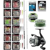 YekOutdoor Silikonlu LRF Seti Okuma Wave Up Spin 180cm 3-14gr 2 Par&ccedil;a Olta Kamışı&Okuma Revenger RV-25 FD Olta Makinesi