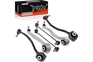 FRANKBERG Lot de 6 bras de suspension avant avec roulements en caoutchouc compatible avec C180 C200 C220 W203 CL203 S203 C209 R171 2000-2011 203330011