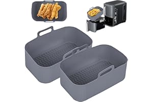 Cathpetic 2PCS Ninja Double Stack XL 9.5L SL400EU Silikonform Zubehör,Speziell für Ninja SL400EU Silikonform Zubehör Grau