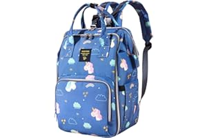 Sunveno Sac de bébé de grande capacité sac de rechange pour bébé sac à dos de rechange sac à dos de rechange paresseux sac à dos de rechange multifonctionnel imperméable à l'eau sac à