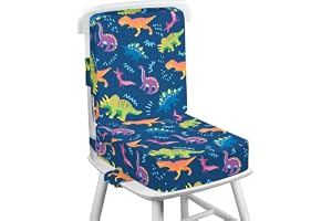 omedecal sittupphöjning, stol, barn, sittdyna, barn, barnstolshöjning, 36 x 32 x 10 cm – dinosaurie
