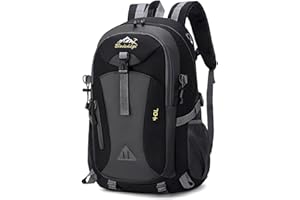 Nircho Hiking Backpack Men Women 40L Waterproof Backpack Lightweight Large Travel Backpack Outdoor Backpack with Reflective Strips for Hiking, Cycling, Climbing, Mountaineering and Travel Sports