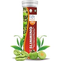 Life By VLCC Slimming Effervescent Tablets – Effective Weight Loss Formula with Garcinia Cambogia, Green Tea, Green…