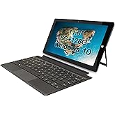 TPSPAD Windows Tablet, 11.6 inch 2-in-1 Tablets Laptops with Removable Keyboard, Intel Celeron N4020, Touchscreen 1920 * 1080