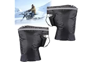 AOMANTIC SARL Guantes para Manillar de Moto, Manopla de Manillar de Invierno, Guantes de Invierno para Man-illar de Moto, Gua-ntes Térmicos para Man-illar, Guan-tes de Invi-erno para el Ma-nillar, para Mo-to