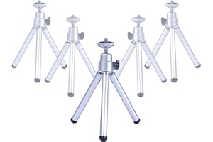 Inov8 x5 Pack Mini Universal Desktop Tripod (170 mm) - Ideal for Vloggers to set-up multiple camera/light/microphone angles