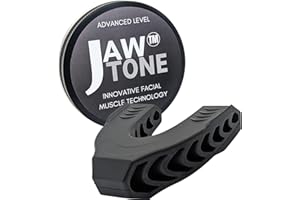 JAWTONE Ⓡ JawTone™ Appareil d'exercice pour le visage et la mâchoire pour hommes/femmes. Mâchoire,cou, menton,joues ciblées pour,tonifier et définir un look plus net Niveau avancé -27,2kg de résistance