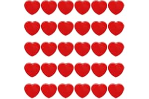 PYJLBX Aimant Frigo, 30PCS Aimant Puissant Aimants Tableau Magnétique Magnet Frigo Petit Aimant Tableau Blanc Mini Aimant Magnets Decoratif, pour Tableau Magnetique Frigo, Calendrier (Coeur, Rouge)