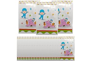 FYFLYMT 50Pcs Pocoy Bolsas para Fiestas de Cumpleaños,Pocoy Bolsas Chuches,Bolsas de Regalo Pocoy,para Decoración de Fiestas de Cumpleaños Infantiles
