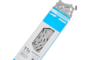 SHIMANO Chaîne CN-E8000 11 V 116 Maillots Silver (Chaînes E-Bike)