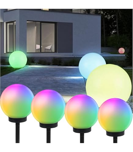 Lampada terra decorativa sfera luce colorata LED E27 6W RGB WiFi palla luminosa IP65 decorazione giardino sala eventi piscina controllo vocale 40CM | Leroy Merlin Lampada terra decorativa sfera luce colorata LED E27 6W RGB WiFi palla luminosa IP65 decorazione giardino sala eventi piscina controllo vocale 40CM | Leroy Merlin