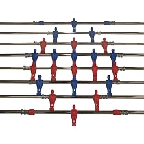 FAS Série Complète Tiges Télescopiques Pour Baby-foot – Bleu/Rouge – 1AST0290