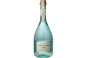 ‎LIND AND LIME Lind & Lime | Gin aus Schottland | biologisch | 7 Botanicals | rosa Pfeffer und Limette | 100 % Plastikfrei | 100 % grüne Energie | 700 ml | 44 % Vol.